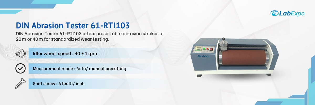 DIN Abrasion Tester 61-RTI103