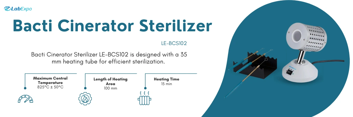 Bacti Cinerator Sterilizer LE-BCS102