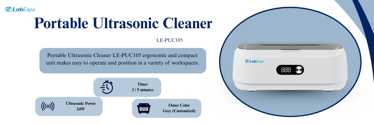 Portable Ultrasonic Cleaner LE-PUC105