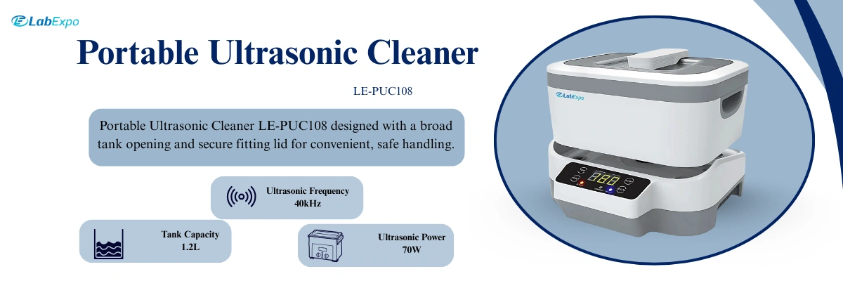 Portable Ultrasonic Cleaner LE-PUC108