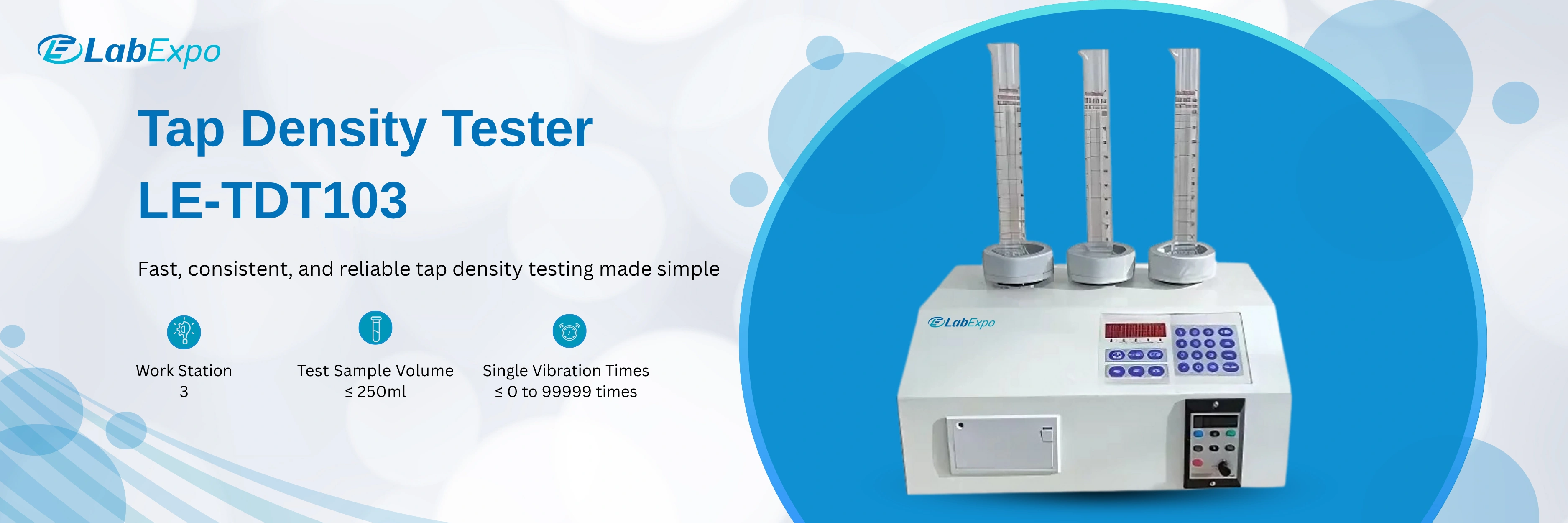 Tap Density Tester LE-TDT103